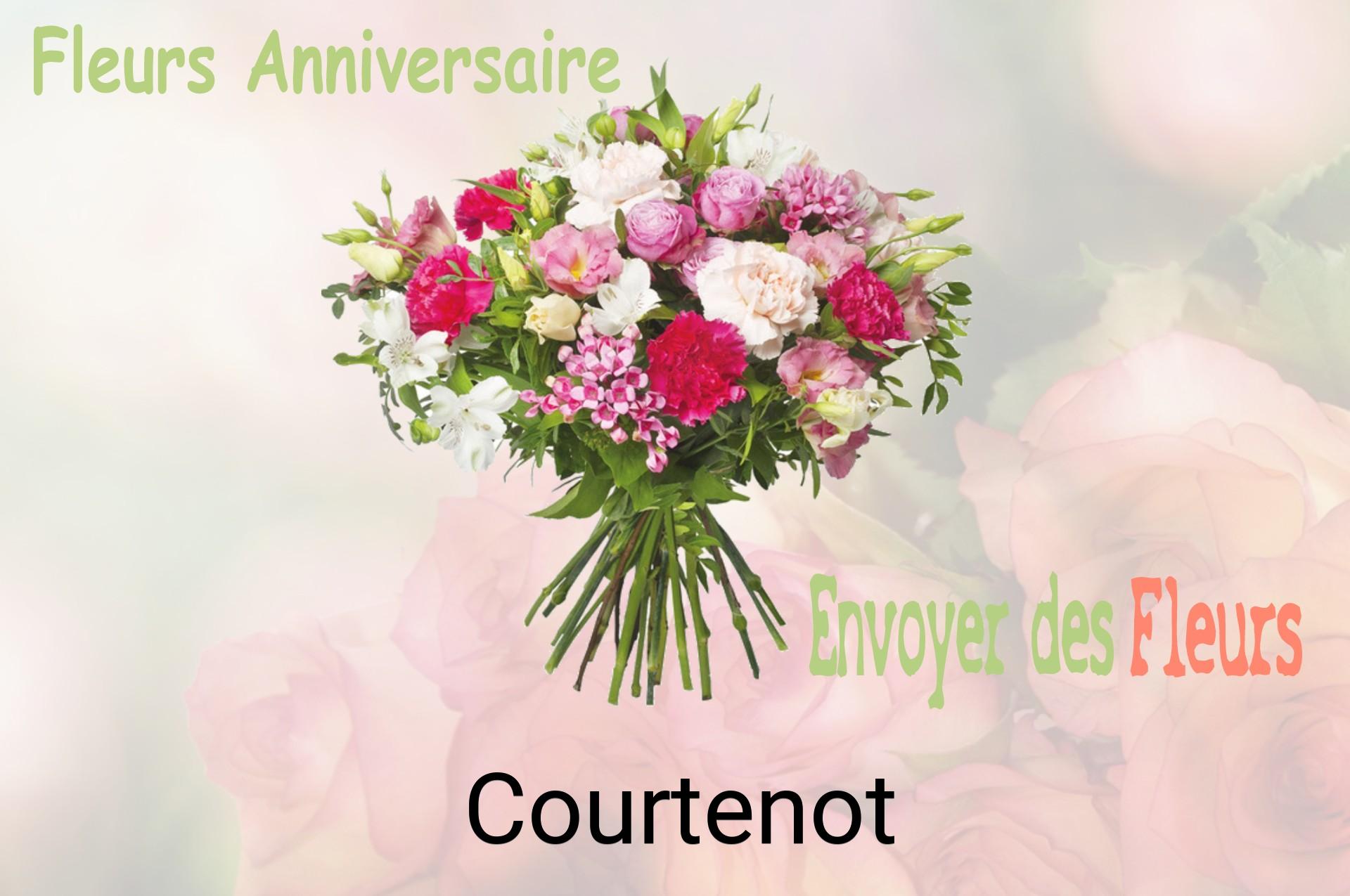 Bouquet de fleurs d’anniversaire livré à Courtenot